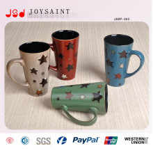 Nueva taza esmaltada de porcelana para uso diario